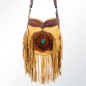 American Darling Crossbody Full Grain Genuine Leather Western Women Bag Handbag Purse | for